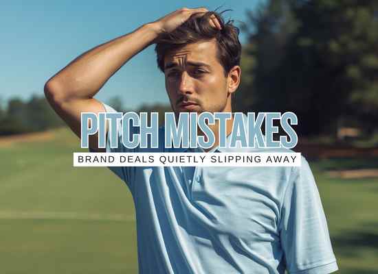 12 Golf Influencer Pitch Mistakes That Quietly Kill Brand Deals