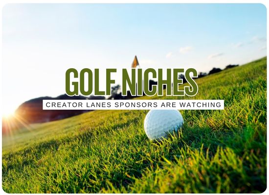 Golf Influencer Sponsorships in 2026: 10 Niches Brands Are Watching Beyond Trick Shots