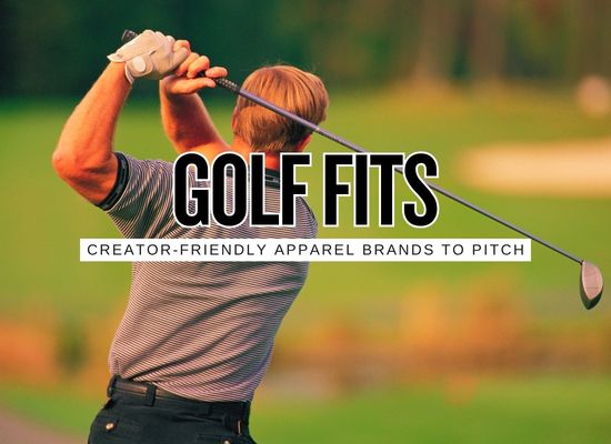 20 Golf Apparel Brands Creators Can Pitch Besides Nike, Adidas and TravisMathew