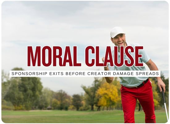 The Golf Influencer Morals Clause: 8 Sponsorship Exit Triggers Brands Are Now Watching